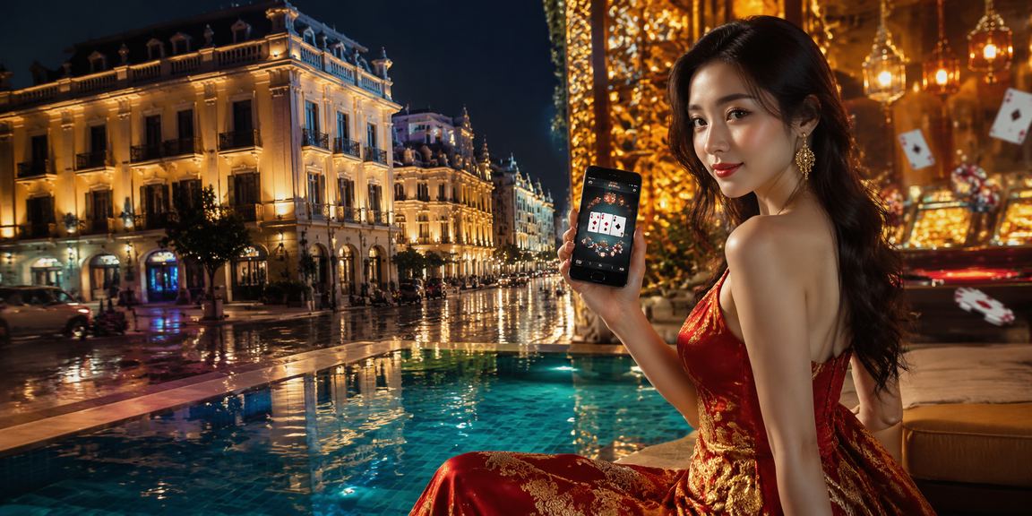 Lễ hội trò chơi bài tại Hà Nội với không khí sôi động và màn hình hiển thị trên điện thoại
