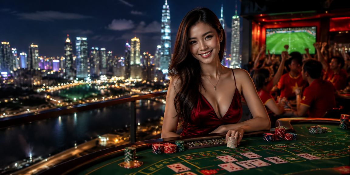 Không khí sôi động tại sảnh casino trực tuyến dành cho người dùng Việt Nam